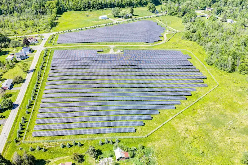 Aerial view of West Street Siting